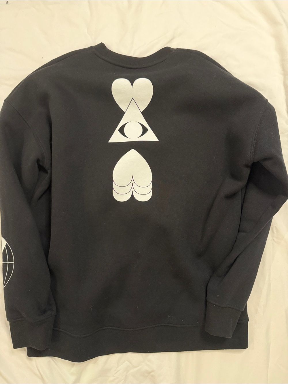 Zara Black Graphic Crewneck Sweatshirt - Picture 2 of 2